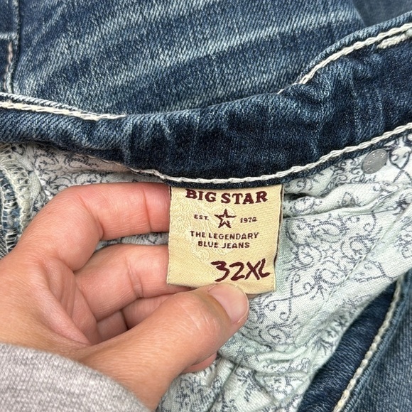 Big Star Casey K Low Rise Fit Jeans Size 32 XL - Picture 12 of 14